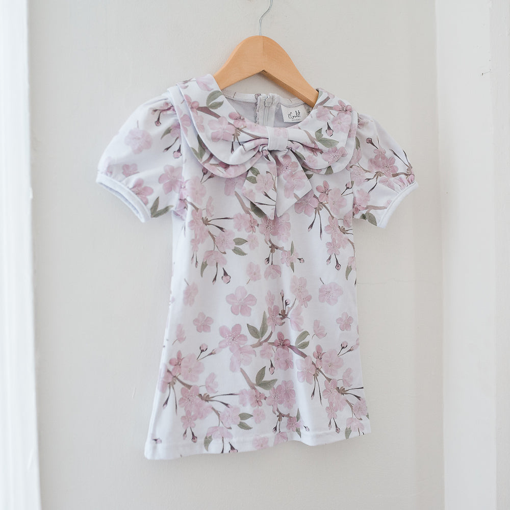 K Coulst Designs Floral Bow Collar Blouse | Tops & T-Shirts | Bon Bon Tresor