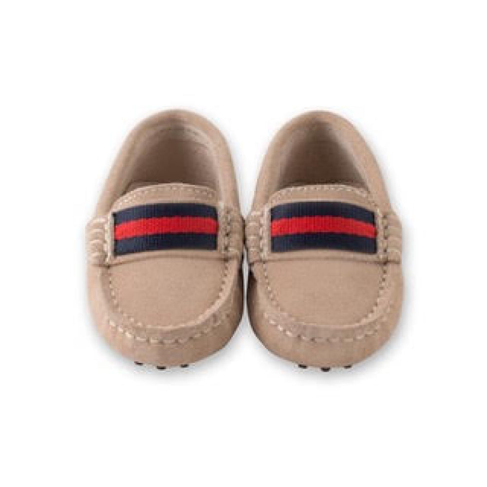 Oscar's For Kids Milan Beige Loafers | Moccasins & Loafers | Bon Bon Tresor