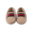 Oscar's For Kids Milan Beige Loafers | Moccasins & Loafers | Bon Bon Tresor
