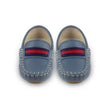 Oscar's For Kids Sorento Mid Blue Loafers | Moccasins & Loafers | Bon Bon Tresor