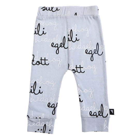 Anarkid Ice Grey Worldly Hedgehog Leggings | Pants & Shorts | Bon Bon Tresor