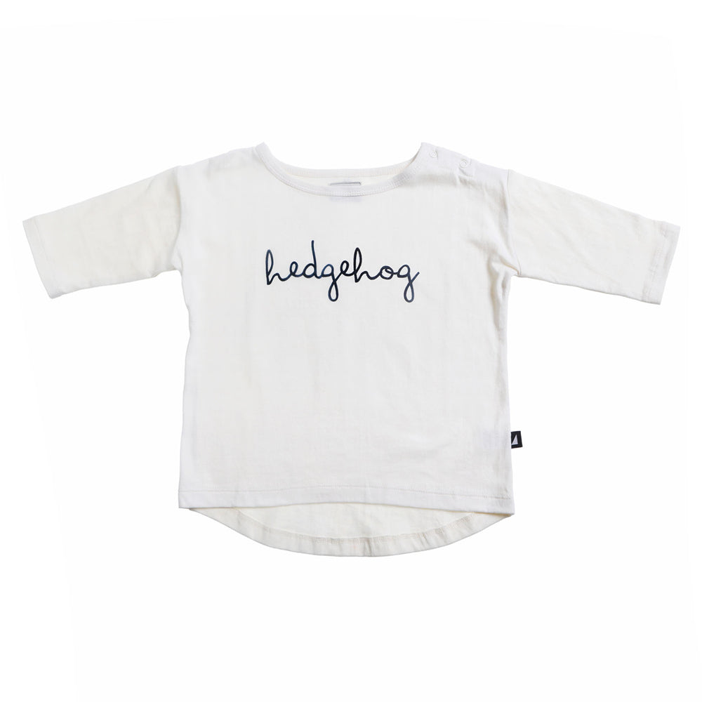Anarkid Hedgehog Oversized Tee White | Tops & T-Shirts | Bon Bon Tresor