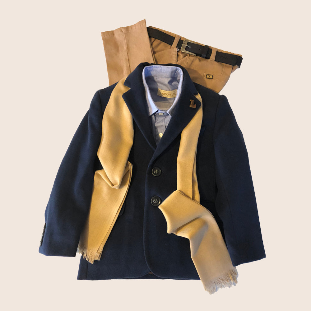 Lemon Boys 5 Piece Navy Suit | Suits | Bon Bon Tresor