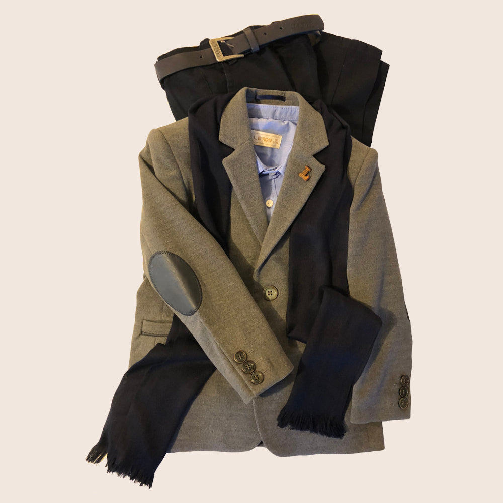 Lemon Boys 5 Piece Grey Suit | Suits | Bon Bon Tresor