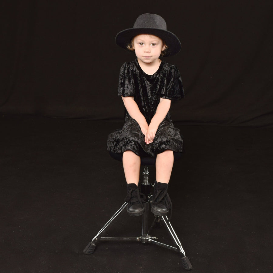 Little Lords Black Velvet Party Dress | Dresses & Skirts | Bon Bon Tresor