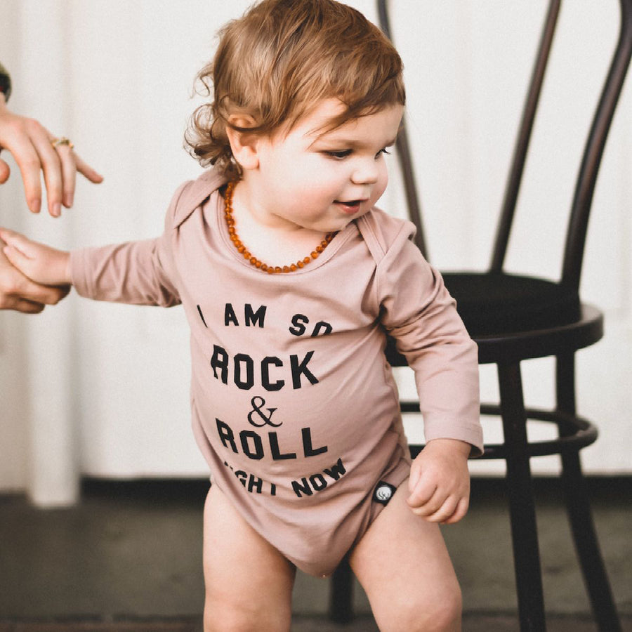 Little Lords Rock and Roll Baby Bodysuit | Rompers & Playsuits | Bon Bon Tresor
