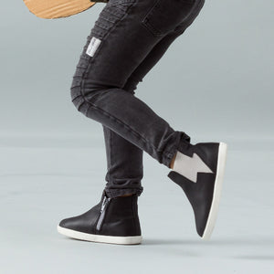 Pretty Brave Electric Boot Black With Grey | Boots | Bon Bon Tresor