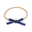 Sister Bows Petite Velvet Soft Elastic Headbands | Hair Accessories | Bon Bon Tresor