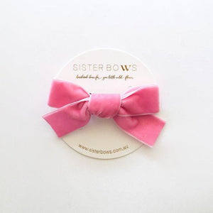 Sister Bows Girls Assorted Velvet Bows | Hair Accessories | Bon Bon Tresor