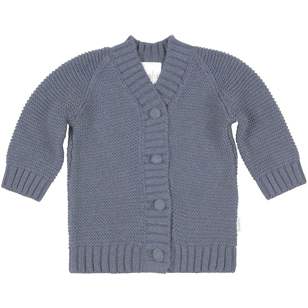 Toshi Organic Cardigan Andy Midnight | Sweaters & Knitwear | Bon Bon Tresor