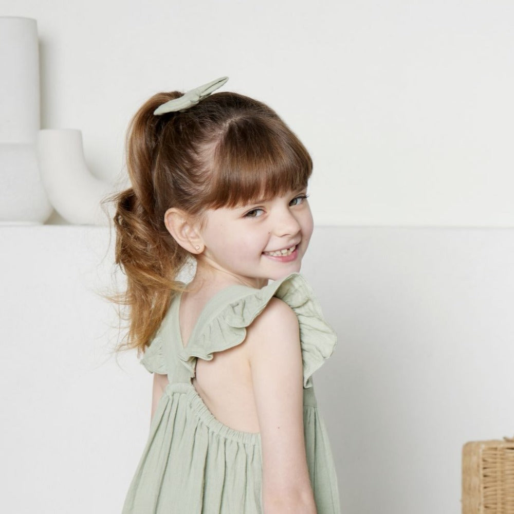 Tiny Twig Sage Crinkle Angel Dress | Dresses & Skirts | Bon Bon Tresor