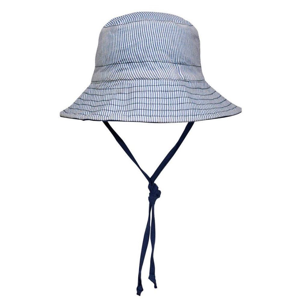 Bedhead Hats Explorer Kids Reversible Sun Hat Charlie Indigo | Hats | Bon Bon Tresor