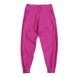 Sudo Kids Raspberry Knit Cotton Authentic Moments Pants | Pants & Shorts | Bon Bon Tresor