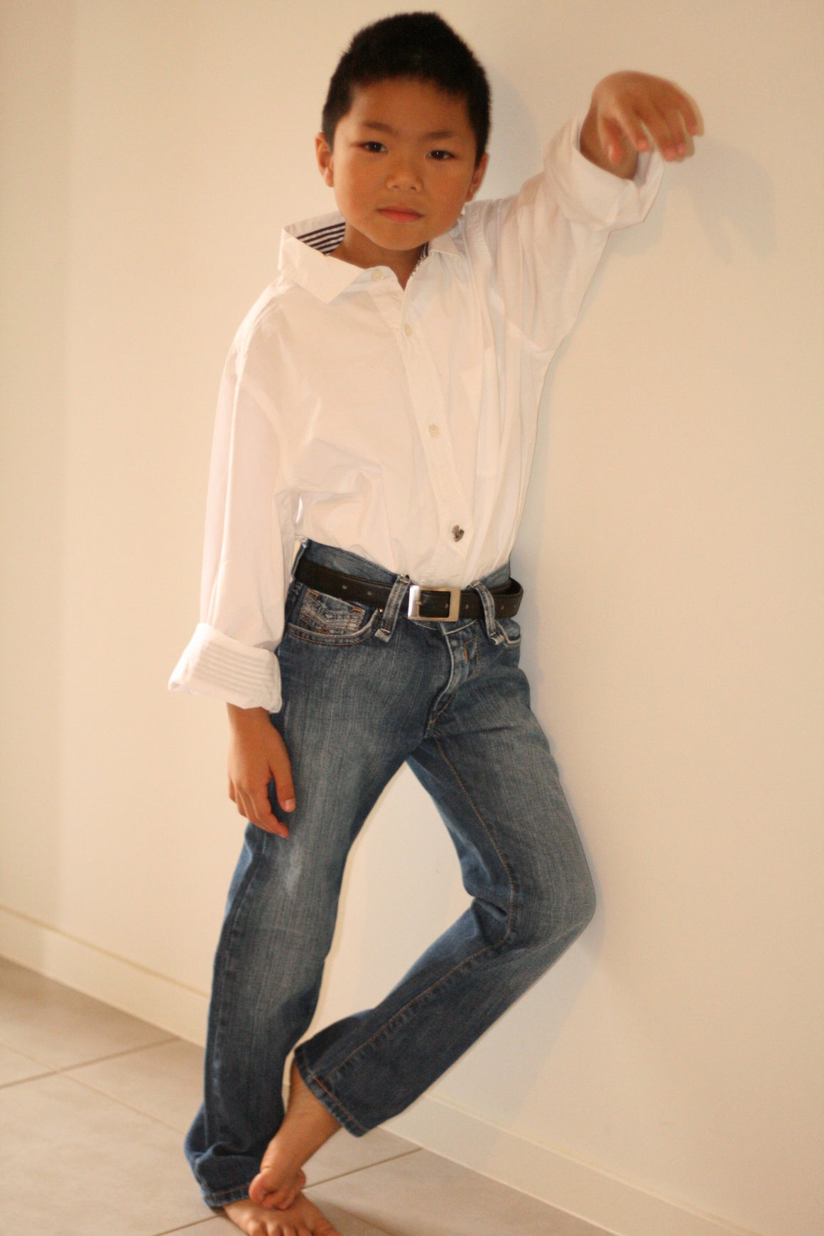 Replay & Sons - Boys White Shirt & Jeans(Sold Separately) | Product | Bon Bon Tresor