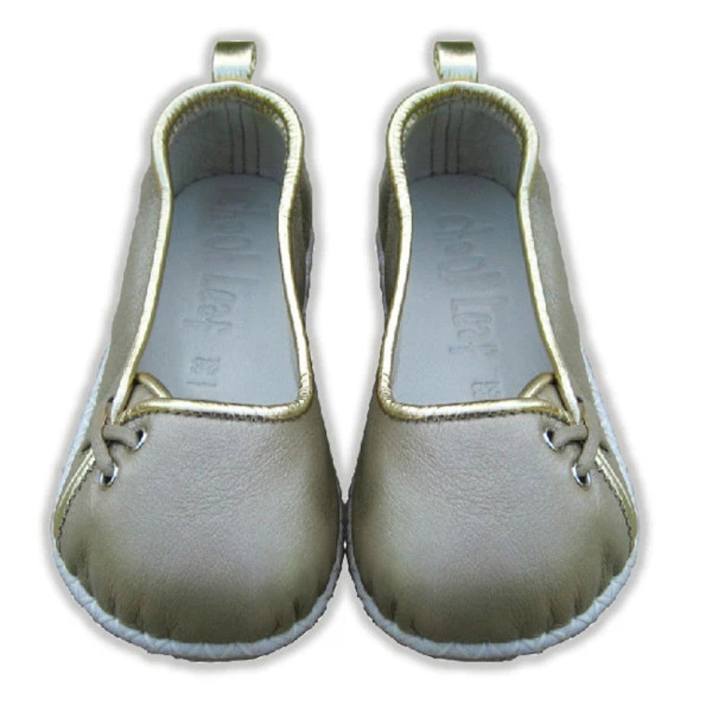 Chook Leaf Girls Gold Embden Shoe | Dress Shoes | Bon Bon Tresor