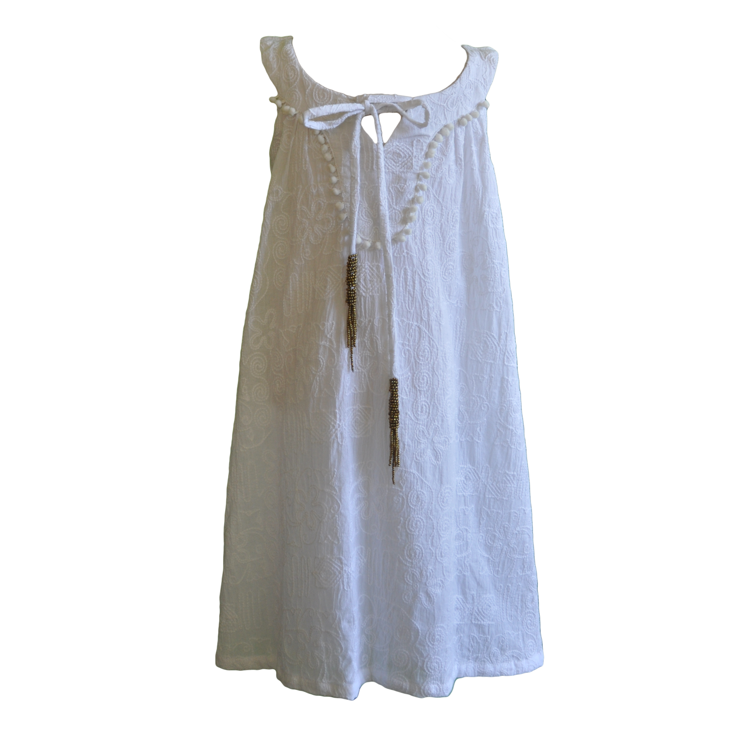 Willow and Finn Girls White Embroidery Dress | Dresses & Skirts | Bon Bon Tresor