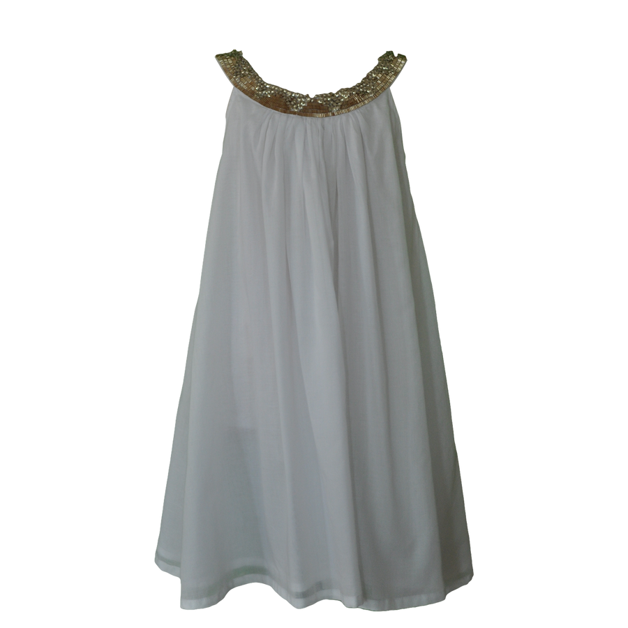 Willow and Finn White Lucia Dress | Dresses & Skirts | Bon Bon Tresor
