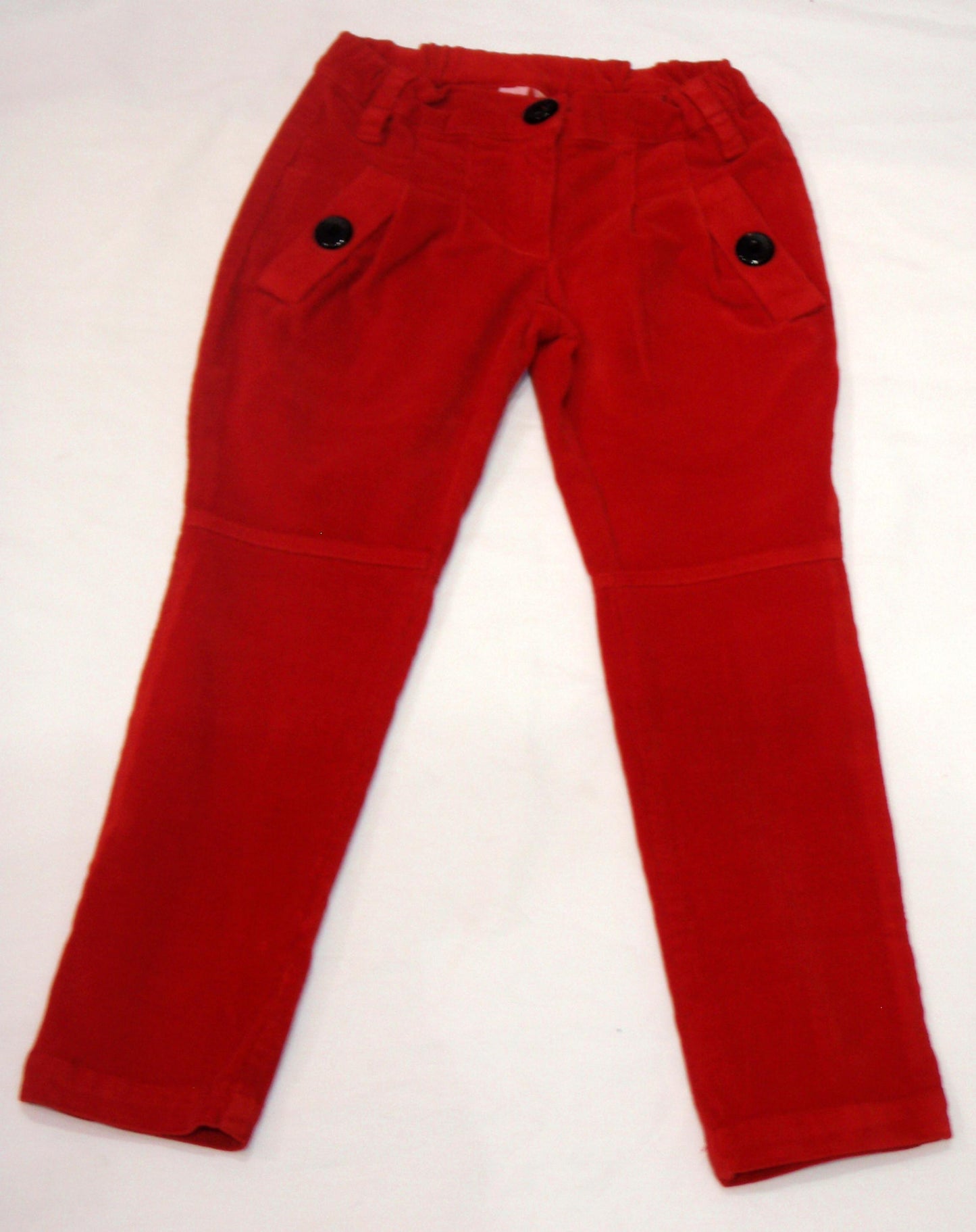 Mirtillo Corduory Red Trousers | Trousers | Bon Bon Tresor