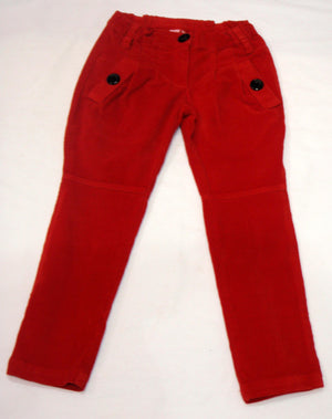 Mirtillo Corduory Red Trousers | Pants & Shorts | Bon Bon Tresor