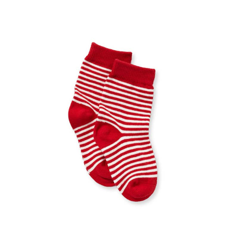 Marquise Red Stripe 2 Pairs Socks | Socks | Bon Bon Tresor