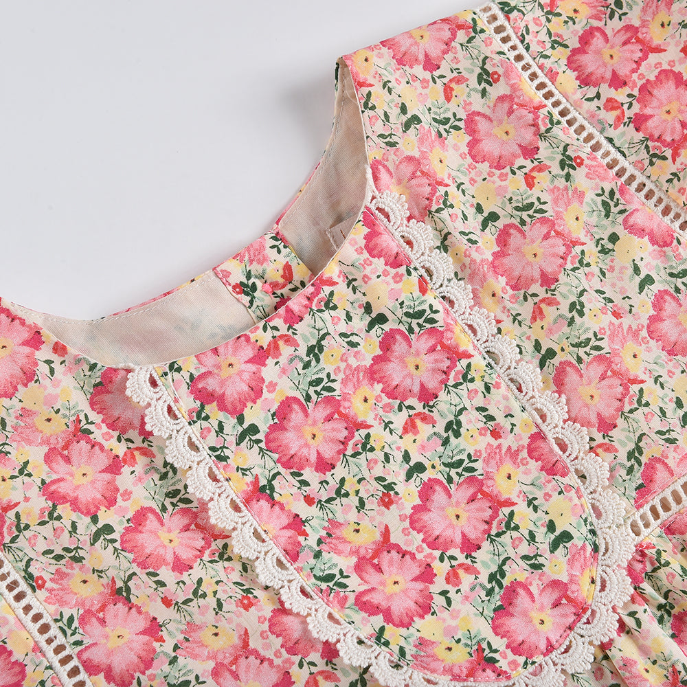 Louise Misha Christina Pink Meadow Dress | Bon Bon Tresor