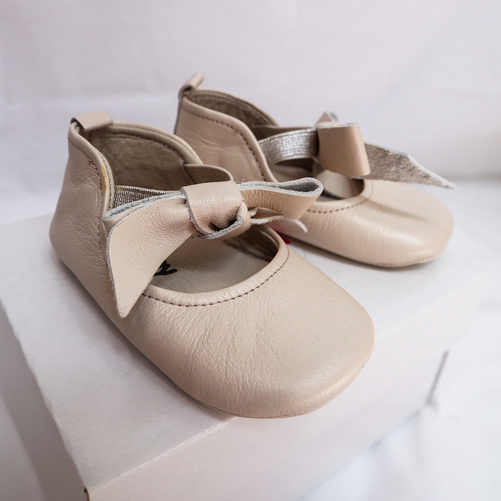 Bebe Rosebud Dress Shoe Beige | Dress Shoes | Bon Bon Tresor