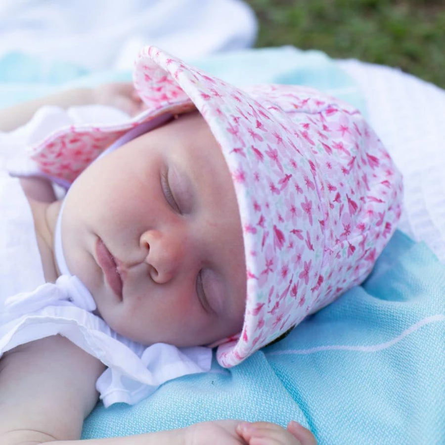 Bedhead Hats Baby Legionnaire Hat Cherry Blossom | Sun hat | Bon Bon Tresor