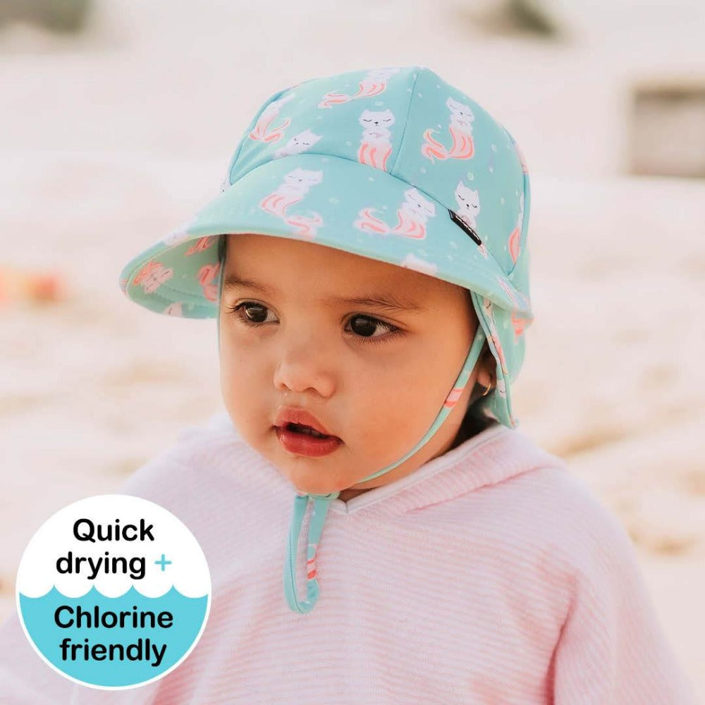 Bedhead Hats Beach Legionnaire Hat UPF50+ Merkitty Print | Swimwear | Bon Bon Tresor