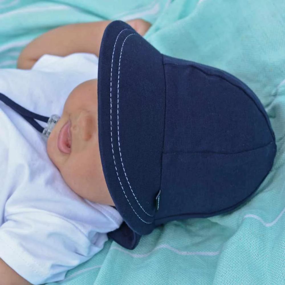 Bedhead Hats Baby Legionnaire Hat Navy | Sun hat | Bon Bon Tresor