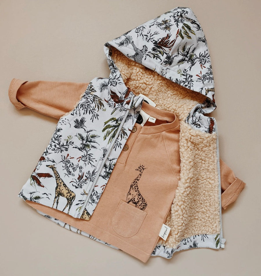 Kapow Kids Vintage Safari Hooded Vest | Tops & T-Shirts | Bon Bon Tresor