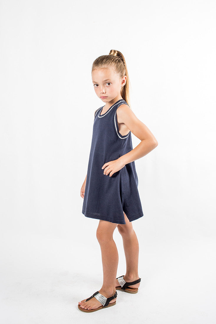 Sudo Kids Maya Cotton Knit Dress | Dresses & Skirts | Bon Bon Tresor